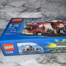 LEGO CITY: Fire Truck (7239) 214 pieces NEW IN BOX - RETIRED Box Has Some Damage