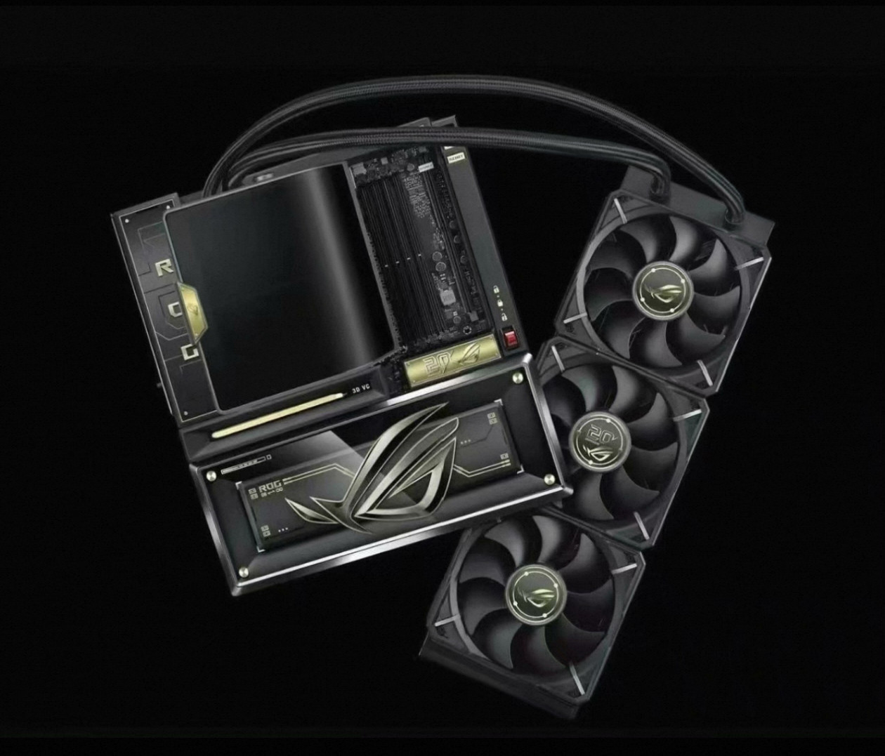 Limited Edition ROG 20th Anniversary Motherboard +Water Cooling+RAM