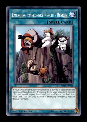 Emerging Emergency Rescute Rescue 1st Edition  Code of the Duelist COTD-EN061 NM