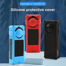 Silicone Case Protective Case with Lens Cover Camera Case Lens for Insta360 X5