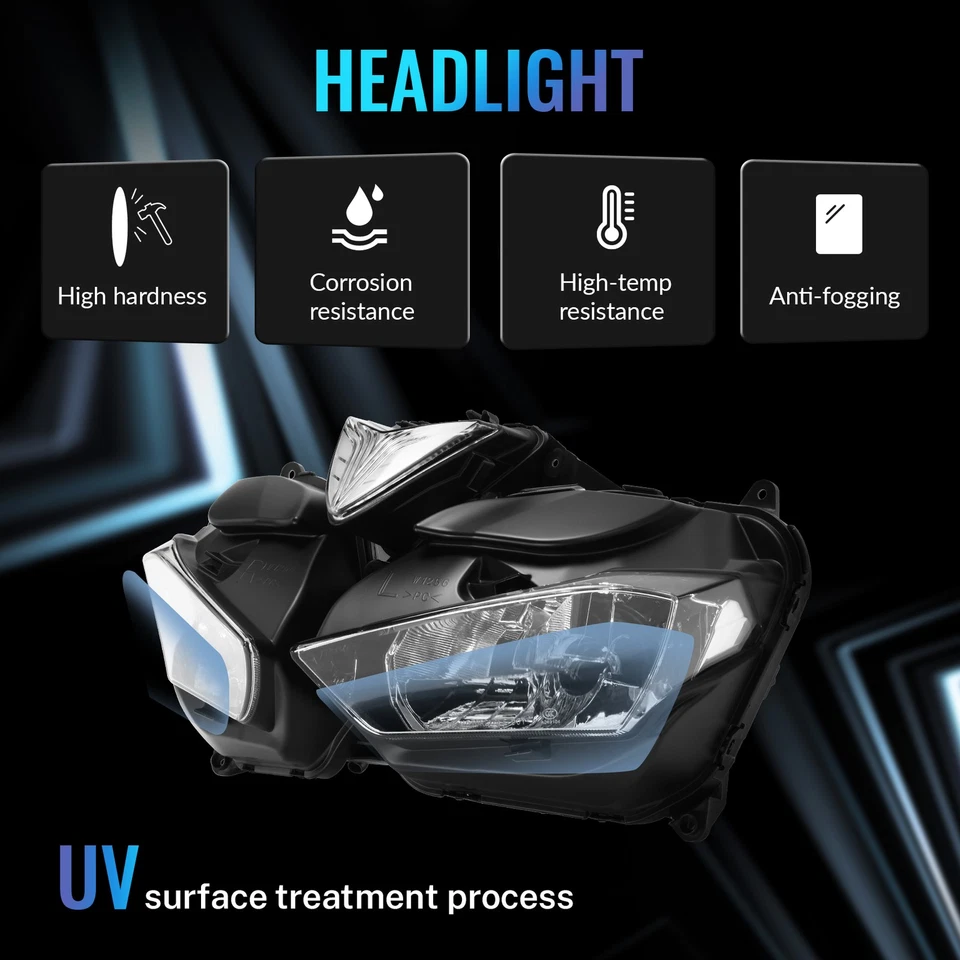 Front Headlight Light Assembly Fit For Yamaha YZF R3 R25 2015-2018 2017 2016 15 - Image 3 of 4