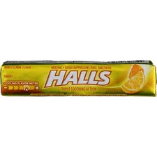 3 Pack Halls Triple Soothing Action Cough Drops, Honey Lemon, 9 Ct