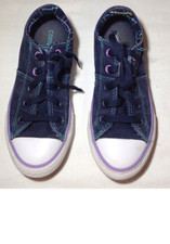 Junior's Size 13 Blue Converse All Star Shoes