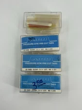 Vintage Aico Pressure Stik Pre-Cut Tabs Lot of 4 Mostly Complete