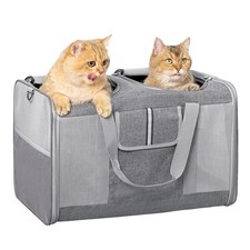 Large Cat Carrier for 2 Cats, 21.7X 13.8X 13.8in Pet Carrier for Cat and Dog ...
