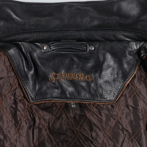Vintage St. John's Bay leather jacket size XL men's size XL - Picture 5 of 18