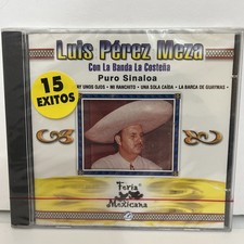 Luis Perez Meza - Con La Banda La Costena Puro Sinaloa , 2003 ,Music CD (NEW)
