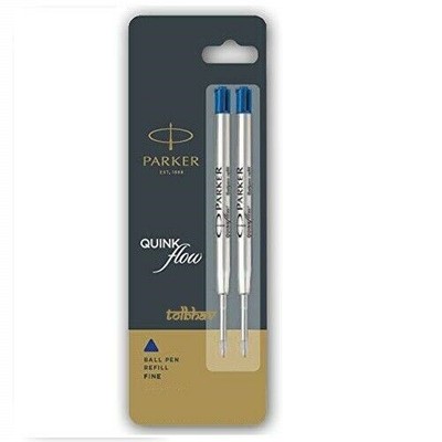 Parker Quink Flow Kugelschreibermine, blaue Tinte, Kugelschreiber mit...