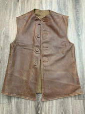  British Army Leather Jerkin, Larg