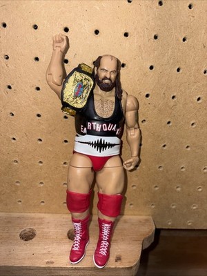 2011 Mattel WWE Elite Then Now & Forever TNF Earthquake 7  Action Figure W/ Belt