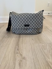 Gucci Canvas Monogram Diaper Bag