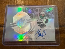 2024-25 Spx Finite Rookies Mavrik Bourque #F-34 Silver Spectrum Autographs /99 