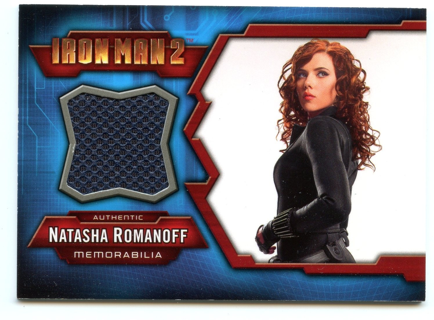 2010 Upper Deck IRON MAN 2 The Movie Memorabilia Costume Card IMC-3 |  Natasha