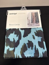 Abstract Leopard Print Shower Curtain by Marta Barragan Camarasa - society6