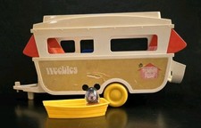 Hasbro Weebles/Romper Room Camper With Boat  Mickey, Donald, Goofy Weebles