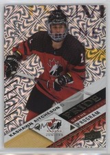 2024 Team Canada Juniors Gold Patterned Foilboard /25 Kashawn Aitcheson #95 1tb6