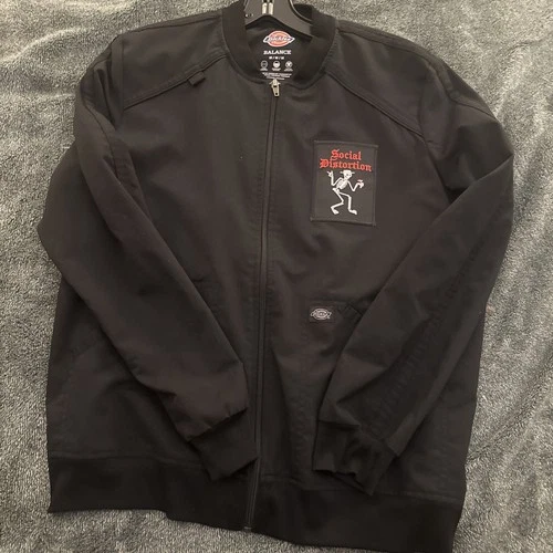 Social Distortion Jacket Embroidered Rockabilly  Medium Dickies Custom Balance - product listing photo