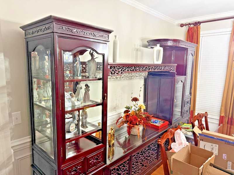 US SELLER - Rosewood Entertainment Center