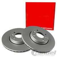2X Herth+Buss 260Mm Bremsscheiben Vorne Passend FüR Dacia Logan Lada Largus Niss