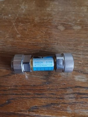 HP, AGILENT KEYSIGHT 8492A, 3 DB, FIXED ATTENUATOR, DC TO 18 Ghz, APC 7 MM.