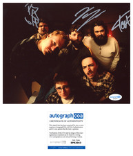 'Ole 60' Folk Country Band Signed 8x10 Photo 'Jacob, Ryan & Dustin' ACOA