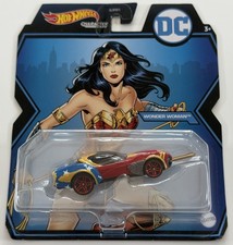 Hot Wheels Character Cars DC Comics Wonder Woman Mattel Moving Parts Superhero