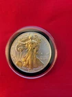 2000 Silver American Eagle Gold Gilded 1 oz .999 Fine Silver