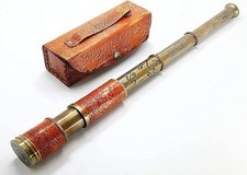 Telescopio vintage in ottone Dollond London 1915 Martine antico telescopio...