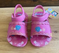 Garanimals Pink Floral Daisy Toddler Girls Slide Sandals Size 6 NEW