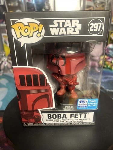 Funko Pop! Star Wars #297 Boba Fett Bobble-Head Wondercon 2020 Limited Edition
