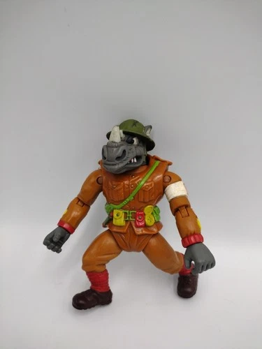 Vintage 1992 Playmates TMNT Rocksteady Rhino Action Figure Fast Shipping