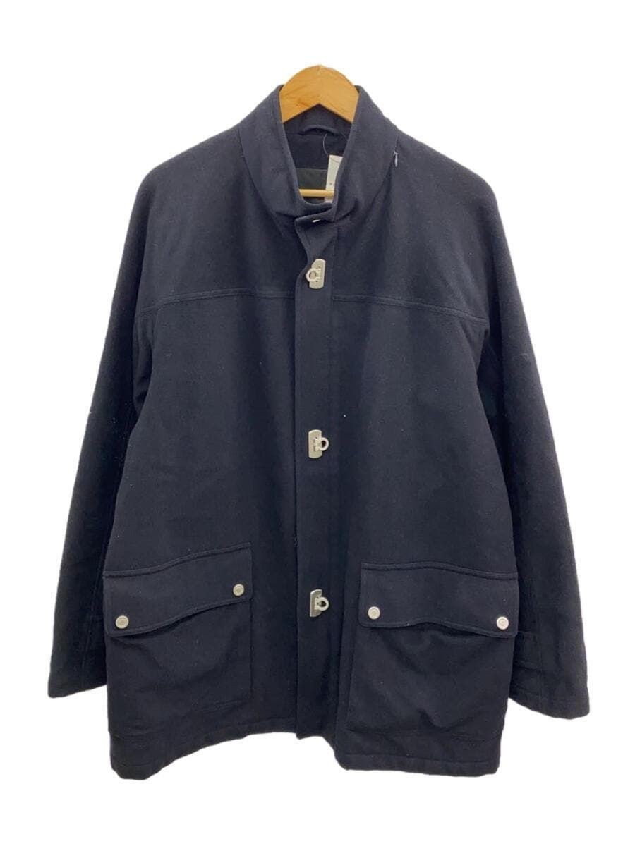 ALTRA Salvatore Ferragamo altro cappotto 50 lana navy tinta unita T3526