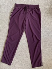 Opus, sommerlich legere Hose, Aubergine farbe...