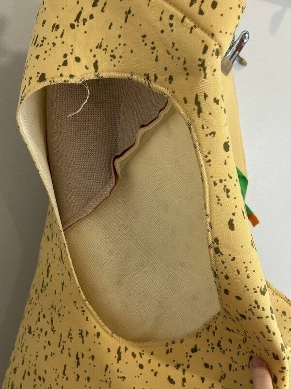 Disfraz de cuerpo de taco adulto talla única para la mayoría de Rasta Imposta abierto nuevo Foto 2 de 4