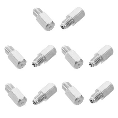 10pcs Grease Fitting M4x5.15mm, Hex Head, Straight Nipple