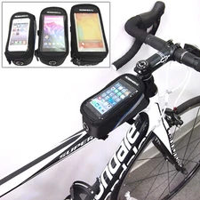 Universal Bicycle/Bike Mount Carry Bag/Holder/Case/Pouch+Cable for Mobile Phone