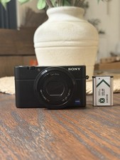 Sony Cyber-shot DSC-RX100 20.2MP Compact Digital Camera - Black FULLY TESTED
