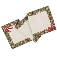 Sander X-Mas Frame Gobelin-TischläUfer LäUfer Tischband Weihnachten 32X96 Cm
