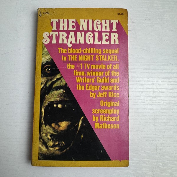 The Night Strangler by Jeff Rice Richard Matheson Night Stalker Sequel Paper...