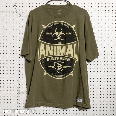 WWE Batista The Animal Hunts Alone Y2K Wrestling Shirt XL