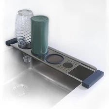 Versatile and Adjustable Kitchen Rack Drip Tray for Dishcloths, Brushes, and ...