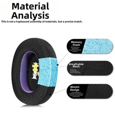 Orejas de espuma suave para Sony WH-1000XM6 con capa de infusión