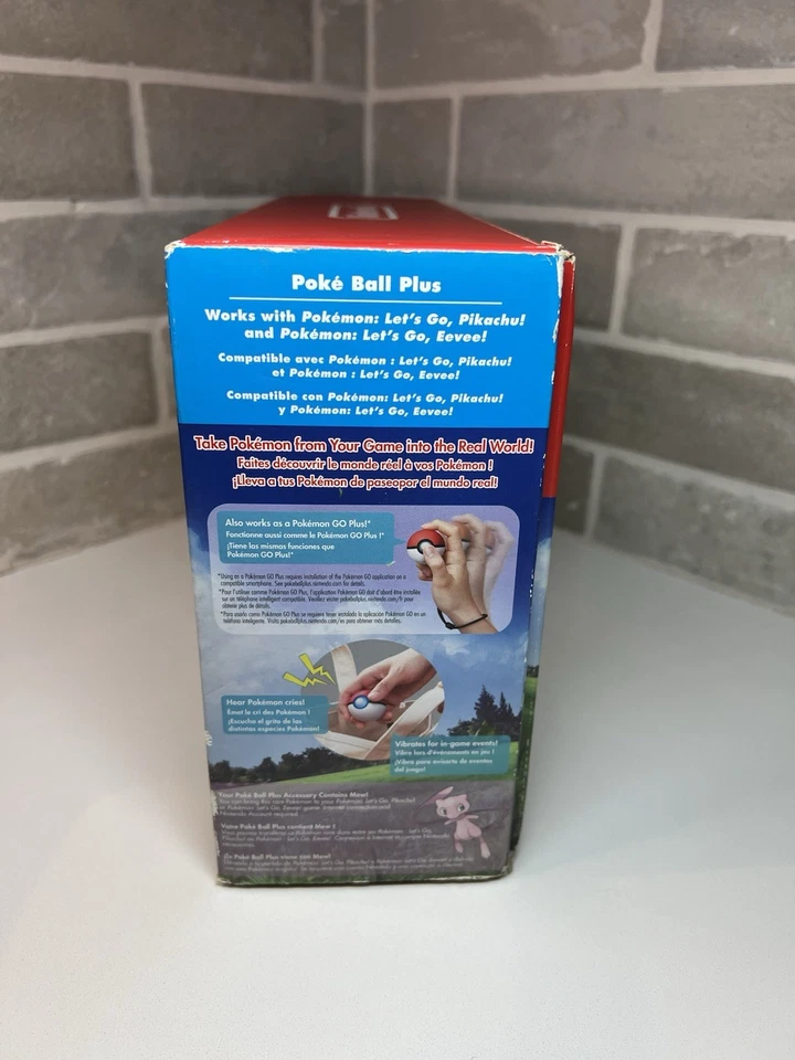 Nintendo Switch Console Pikachu & Eevee Pokémon Lets Go Edition w/ Pokeball Cib - Image 3 of 4