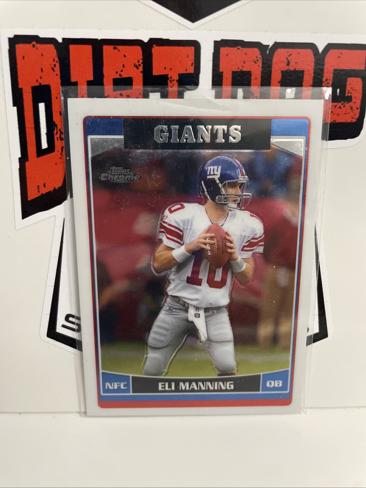 2006 Topps Chrome Eli Manning Refractor Giants #51