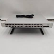 Cisco Meraki 48-Port Gigabit Ethernet Switch MS220-48LP-HW Unclaimed
