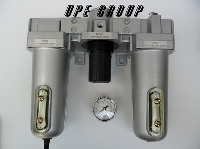 1''   COMBO AIR LINE PARTICULATE FILTER MOISTURE TRAP LUBRICATOR REGULATOR