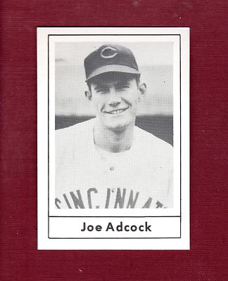 #102 JOE ADCOCK, Cincinnati Reds | 1978 Grand Slam/A Jack Wallin production