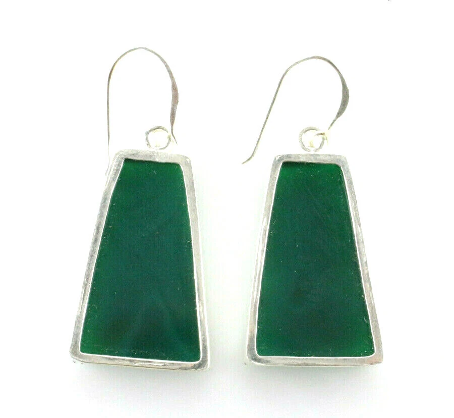 Pendiente de plata de piedras preciosas de forma de lujo con par emparejado t... - Imagen 4 de 4