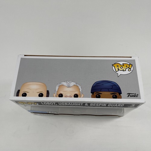 Funko Pop Star Wars Bobble-Head - Lobot, Ugnaught & Bespin Guard Paquete de 3 - Imagen 5 de 6