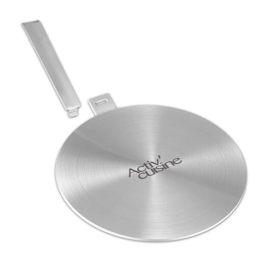 7.9 Inch Heat Diffuser for Glass Cooktop, Stainless Steel Induction Adapter S...